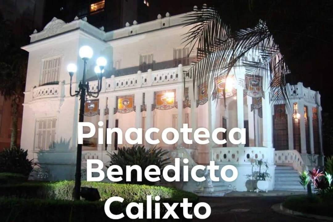 100 Mts Praia Roupa Cama Toalha Banho Wi-Fi Ar Condicionado Portaria 24 Horas 산토스 외부 사진