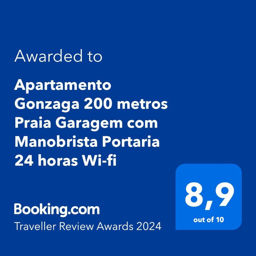 100 Mts Praia Roupa Cama Toalha Banho Wi-Fi Ar Condicionado Portaria 24 Horas 산토스 외부 사진